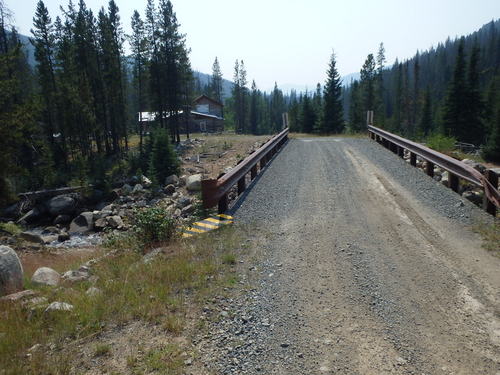 GDMBR: The first house that we came across heading down on NF-175.